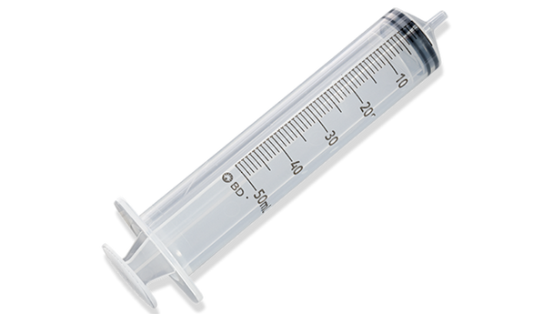 BD 50 mL Luer Slip Tip Syringe – Sterile, Single-Use, Disposable, General Use, 160 per Case, 35.4 × 52.07 ×