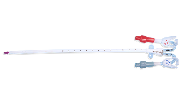 BD Duoglide Short-Term Curved Extension Dialysis Catheter – 13 Fr, 20 cm Insertion Length, Dual Lumen