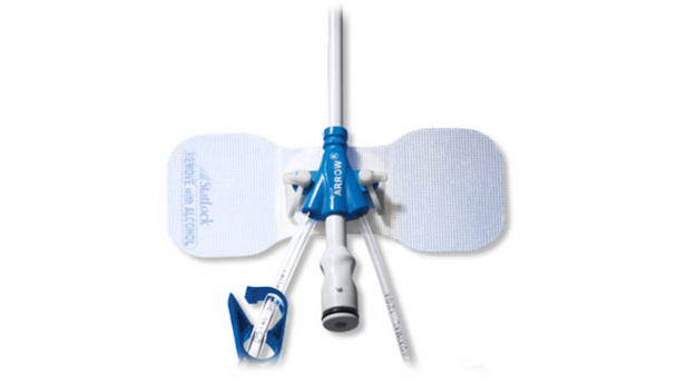 BD Statlock CV Ultra Stabilization Device – Tricot Material, Fixed Post, Tethered Locking Caps, 25/case