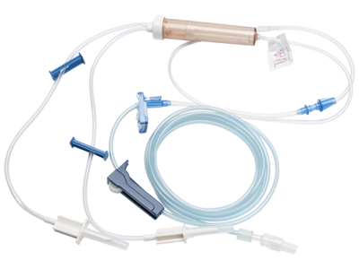 BD Alaris LVP BLD200M Infusion Set – 307 cm Length, 200 Micron Filter, DEHP-Free, 20 per Case