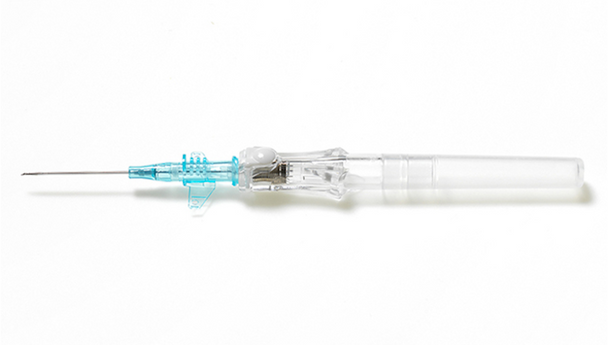 BD Insyte Autoguard BC Shielded IV Catheter – 22 g, 1.00 in. Length, Blue, Blood Control Technology
