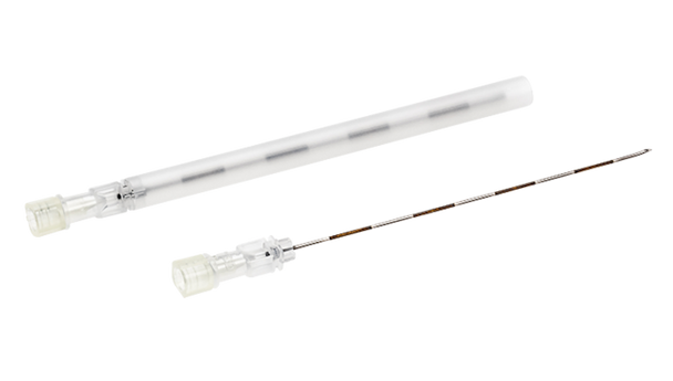 BD Perisafe Tuohy Epidural Needle – 18 G, 3 1/2 in. Length, Stainless Steel Cannula, Thin Wall, EO Sterile,