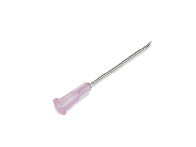 BD Precisionglide Needle – 18 g x 1 in Thin Wall, Pink Hub, Regular Bevel, 100/box, Sterile, Single Use