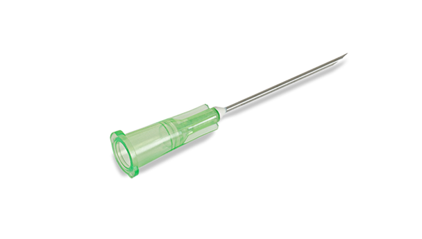 BD Precisionglide Needle – 21 Gauge, 1 in Length, Thin Wall, Green Hub, 100/box, 1,000/case, Sterile, Single
