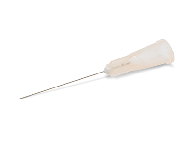 BD Precisionglide Needle – 30 g, 1/2 in. Length, Regular Bevel, Tan Hub, 100/box, 1000/case