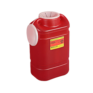 BD Sharps Container Quick Release Strap – Nylon Bracket, Black, 8 in x 0.5 in x 1.4 in, Compatible with BD