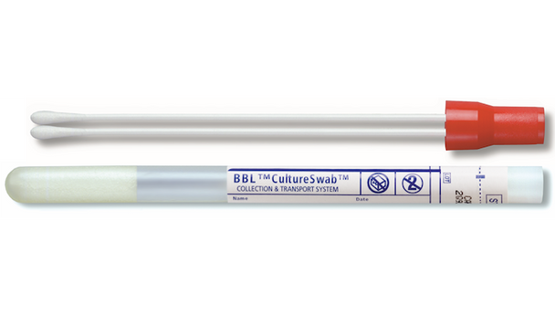 BD Cultureswab Liquid Amies Double Swab – Enhanced Microorganism Recovery, Shelfpack of 50, Sterile Collection