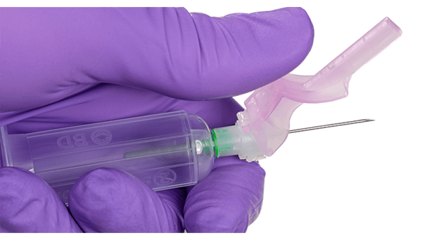 BD Vacutainer Eclipse Blood Collection Needle – 21 g X 1.25 in, Safety Shield, Sterile, Thin Wall