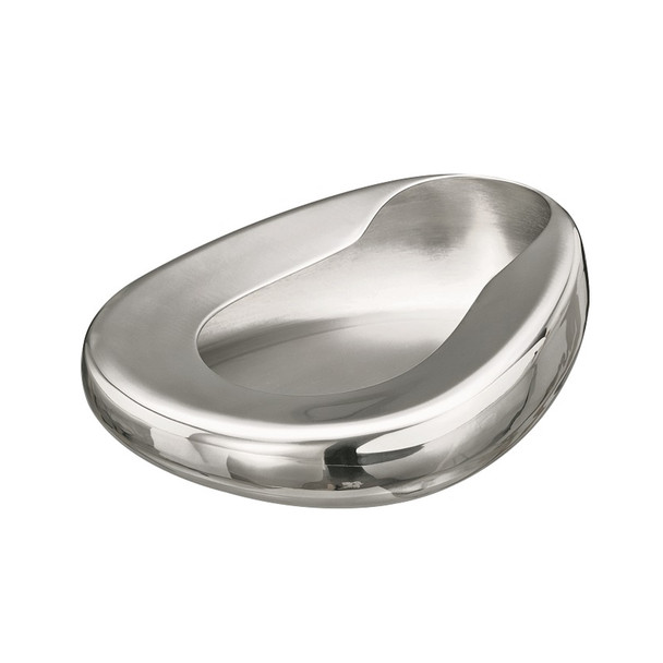 Dukal Tech-Med Stainless Steel Adult Bed Pan – 18/8 Stainless Steel, 14 x 11 3/8 in, 14.95 lb, 6/BX Packaging