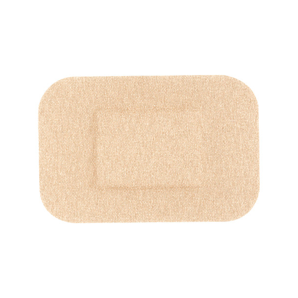 Dukal American Soft Flexible Fabric Patch Adhesive Bandages – 2 x 3 in, Sterile, 50/BX, 12 BX/CS
