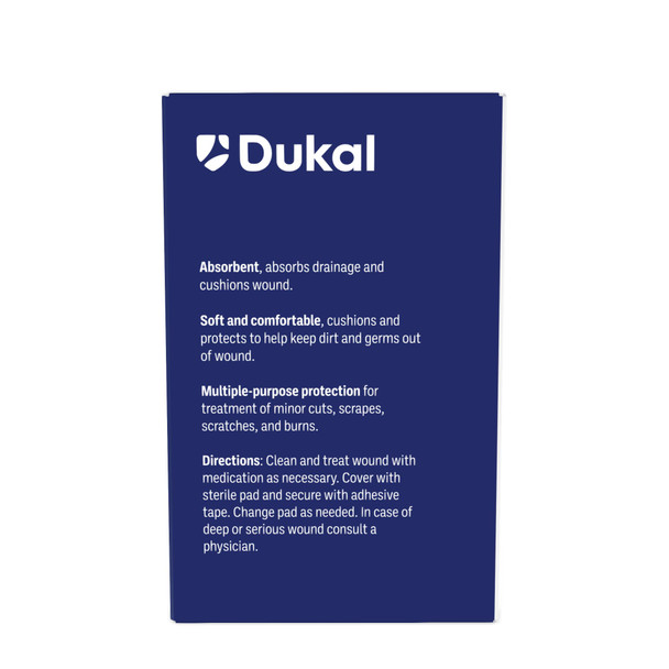 Dukal Sterile Non – Woven Gauze Pads – 4 – Ply, 2 X 2 in, 1/pk, 25 Pk/bx, 24 Bx/cs – brand_name Dukal
