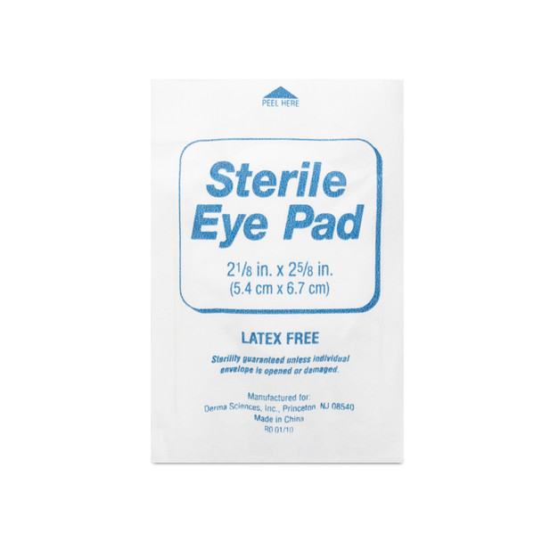 Dukal American Sterile Oval Eye Pad – 2-1/8 x 2-5/8 in, Seamless Cover for Comfort and Protection