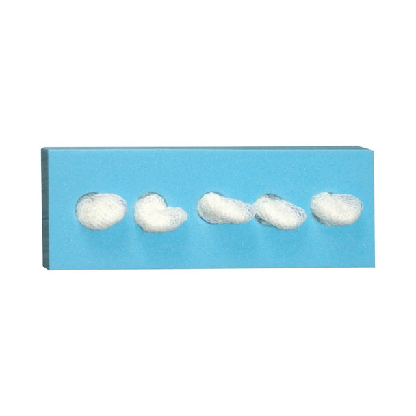 Dukal Cherry Sponges – Sterile X-Ray Detectable, 1/2 in Size, 100% Cotton, 5/PK, 100 PK/CS