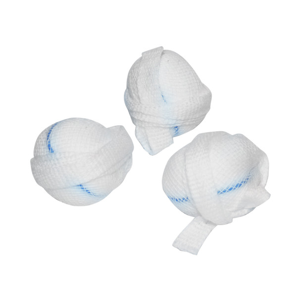 Dukal X-Ray Detectable Tonsil Sponges – Large 1 in Size, Non-Sterile, 100/BG, 5 BG/CS, 2.45 lb