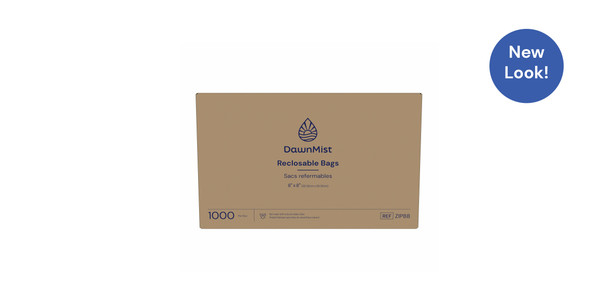 Dukal Dawnmist Reclosable Bag – 8 X 8 in, Clear, 3 MIL Thickness, 1000/bx Packaging – brand_name DawnMist