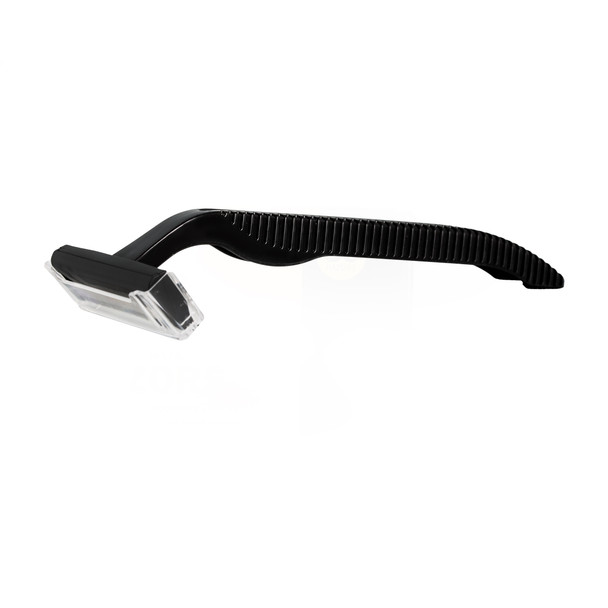 Dukal Unipack BlakCat Disposable Razors – Twin Blades, Ergonomic Handle, Black, 10/BG, 5BG/BX, 10BX/CS