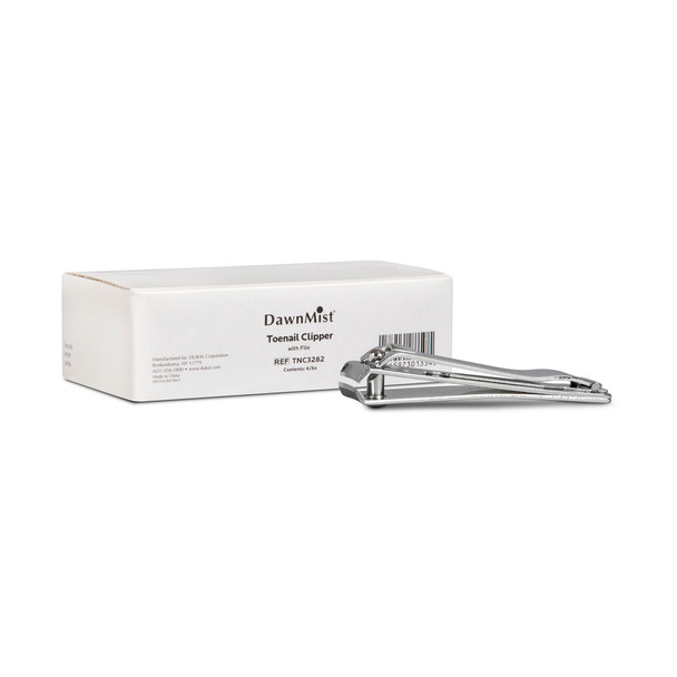 Dukal Dawnmist Toenail Clipper with Curved Edge and File – Carbon Steel, 6/bx, 24 Bx/cs – brand_name DawnMist