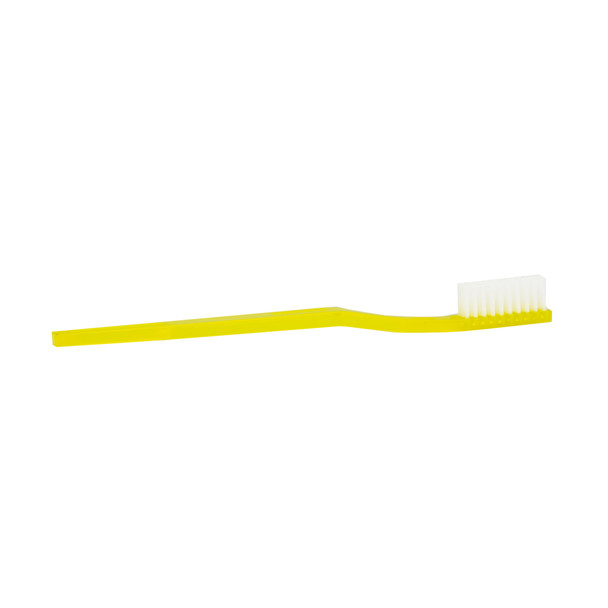 Dukal DawnMist Toothbrush – 30 Tuft, Soft Polypropylene Bristles, Yellow, 144/BX, 10 BX/CS