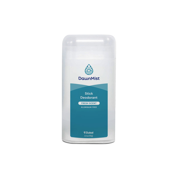 Dukal DawnMist Deodorant Stick – 1.6 oz, Clear, Alcohol Free, Bulk Case of 144, 20.5 lb Total Weight