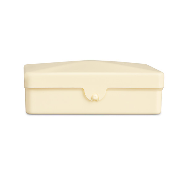 Dukal Soap Box with Hinged Lid – Ivory Color, 5.55 lb Weight, 1/pk Packaging – brand_name DawnMist
