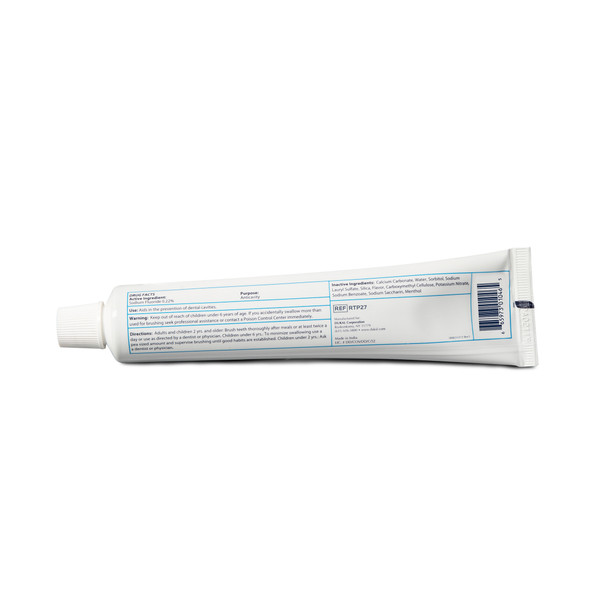 Dukal DawnMist Fluoride Toothpaste – 2.75 oz Tube, Pleasant Mint Flavor, 144 per Case, Non-Sterile, 27.99 lb