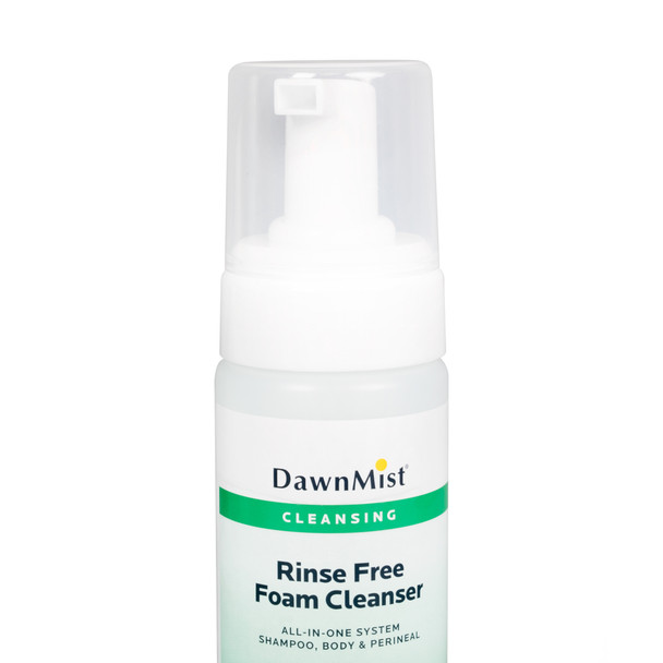 Dukal Rinse Free Foam Cleanser – 4 oz Size, No – Rinse Formula, CHG Compatible, Aloe Enriched