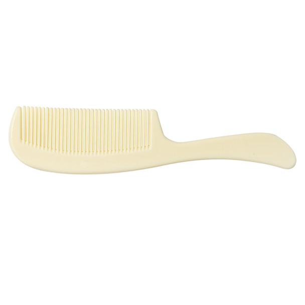 Dukal Baby Comb and Brush Set – Soft Nylon Bristles, Rounded Tines, Ivory Color, 1/BX, 24 BX/BX, 12 BX/CS