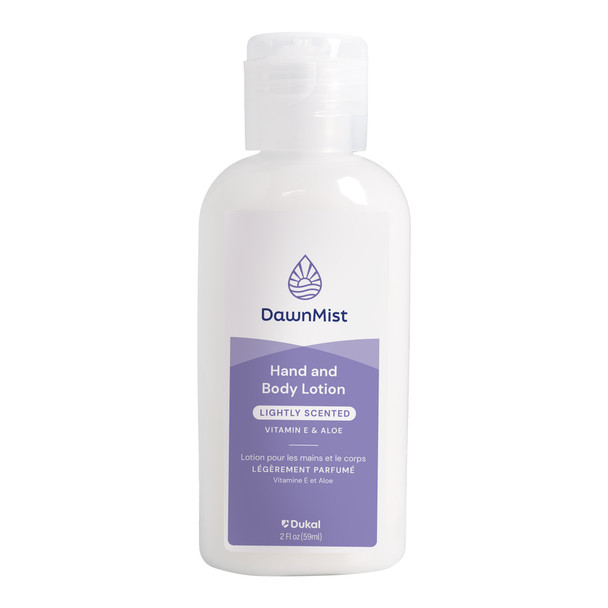 Dukal Hand and Body Lotion – 2 oz Size, Mild Coconut Fragrance, 144/cs Packaging – brand_name DawnMist