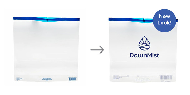 Dukal DawnMist Patient Belonging Bags with Drawtape – 18 x 20.5 in, Clear, 1.5 MIL Thickness, 500/Case