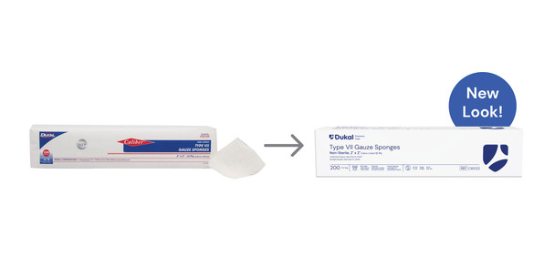 Dukal Premium Care Type VII Gauze Sponges – 2 x 2 in, 12-Ply, Non-Sterile, 200/BG, 40 BG/CS