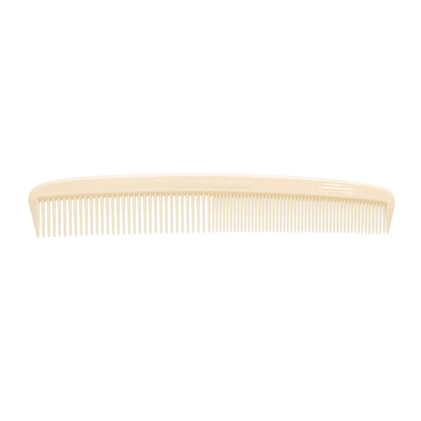 Dukal DawnMist 7-Inch Ivory Comb – Rounded Tines for Gentle Grooming, Non-Sterile, 1440/Case, 15.2 lb