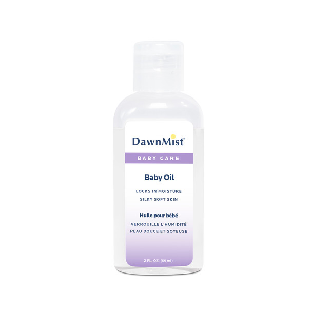 Dukal Baby Oil – Pure Mineral Oil, 2 oz Size, 144/cs Packaging – brand_name DawnMist – size 2 oz