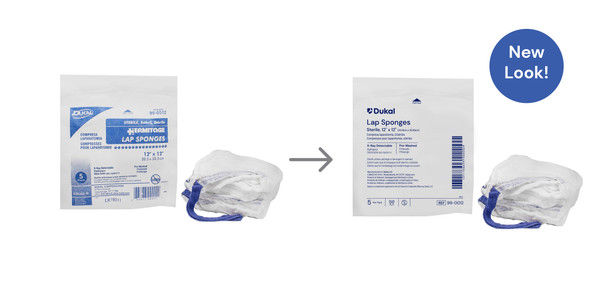 Dukal Laparotomy Sponges – Sterile, X – Ray Detectable, 12 X 12 in, 5/pk, 40 Pk/cs – brand_name Dukal