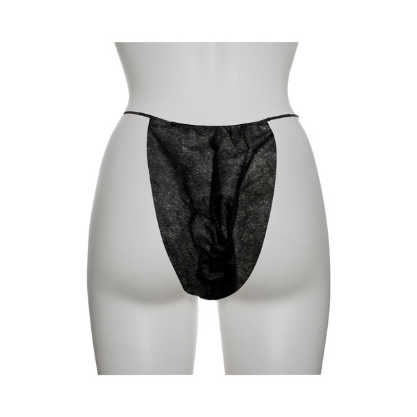 Dukal Disposable Black Panty – Soft Polypropylene, Individually Wrapped, 1/BG, 100 BG/BX, 10 BX/CS, 19.05 lb