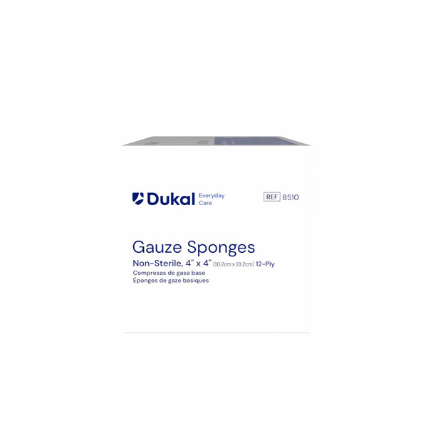 Dukal Gauze Sponges – 4 X 4 in, 12 – Ply, Non – Sterile, 200/bg, 10 Bg/cs, 5.55 lb – brand_name Dukal