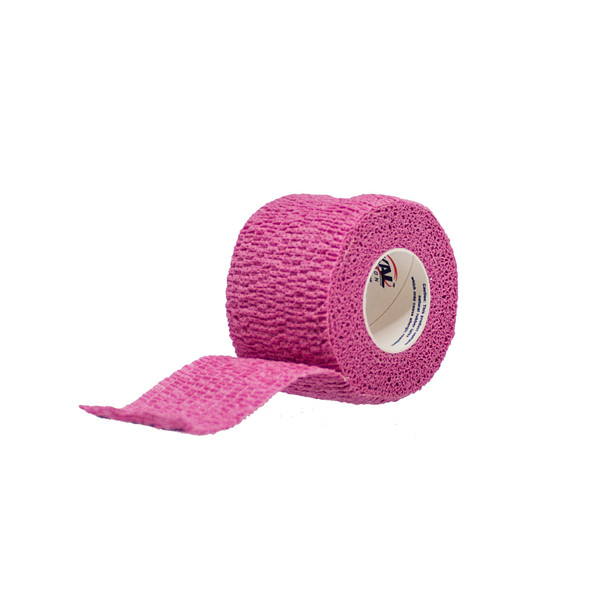 Dukal Cohesive Bandage – 1.5 in x 5 yd, Assorted Colors, Self-Adherent Wrap, Non-Sterile, 48 Packs/Box