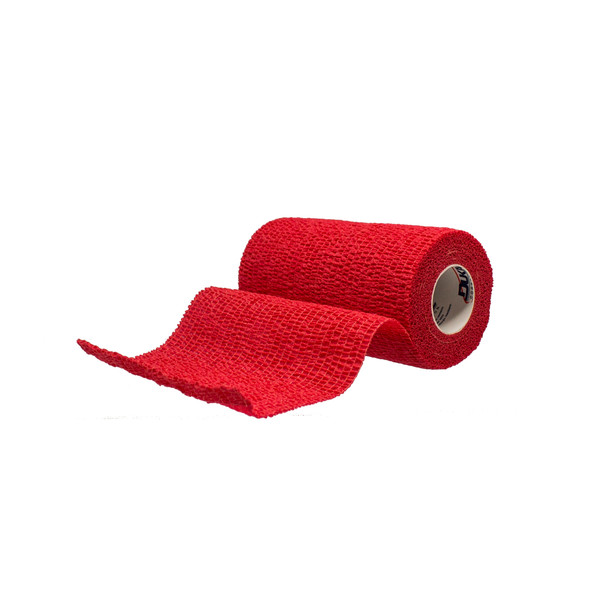 Dukal Cohesive Bandage – 4 in x 5 yd, Assorted Colors, Self-Adherent Wrap, Non-Sterile, 1/PK, 18 PK/BX