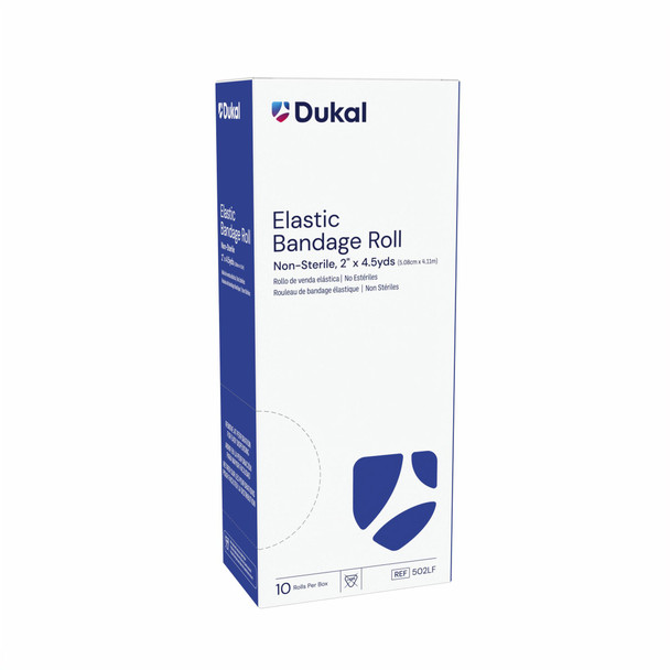 Dukal Elastic Bandage Roll – 2 in Width, 4.5 Yd Length, Non – Sterile, 10/bx Packaging – brand_name Dukal
