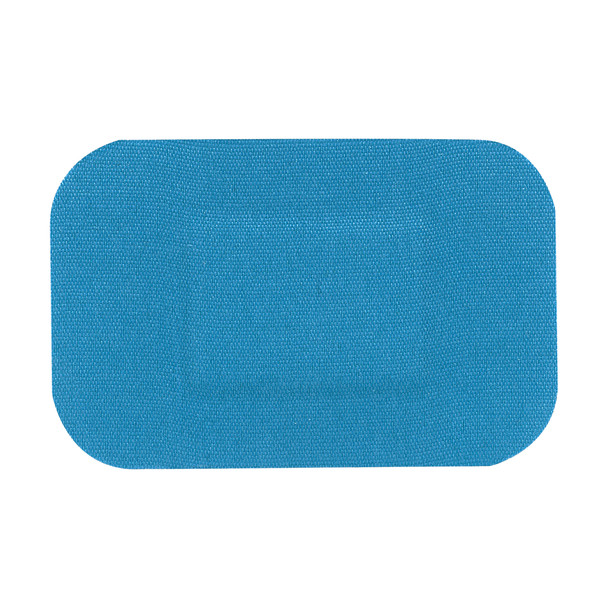 Dukal American Blue Adhesive Bandages – 2 x 3 in, Metal Detectable, Sterile, Flexible Fabric, 1500/CS