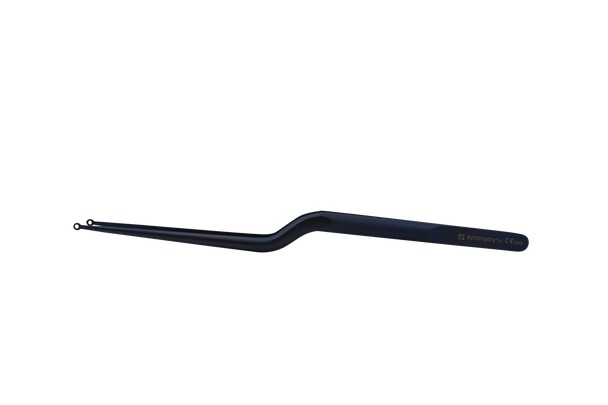 Dukal Aspen Rhoton Tumor Forceps – 4.0 mm Tip, 95 mm Length, Titanium Bayonet, Serrated Ring Tip