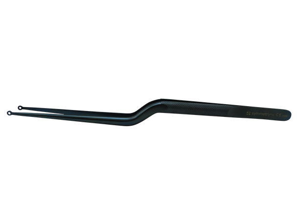 Dukal Aspen Rhoton Tumor Forceps – 4.0 mm Tip, 95 mm Length, Titanium Bayonet, Serrated Ring Tip