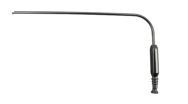 Dukal Suction Tube, Frazier, Angled – 11 Fr, 7.5 in Length, Reusable, Latex-Free, Surgical Instrument
