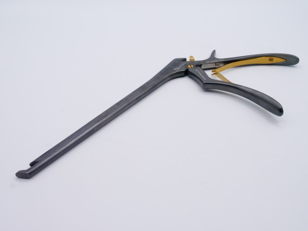 Dukal Aspen Kerrison Rongeur Rapidclean Micro Thin Footplate – 40° Up Angle, 5 mm, Ceramic Coated