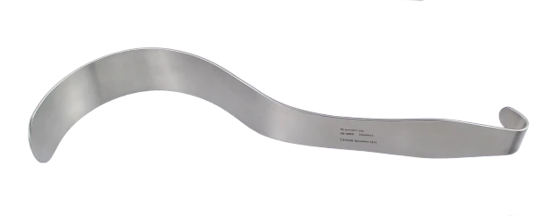 Dukal Deaver Retractor No 3 – Reusable Surgical Instrument, Latex-Free, Designed for General Procedures