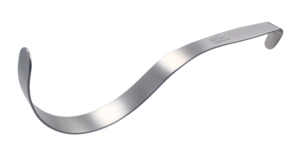 Dukal Aspen Deaver Retractor No 1 – Reusable Surgical Instrument, Latex-Free, General Surgery Use