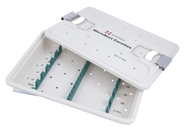 Dukal Aspen Microsect Curette Tray – Reusable, Ergonomic Design for Sterilization and Maintenance, Latex-Free