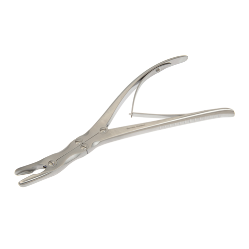 Dukal Aspen Rongeur Leksell 8 mm Slightly Curved Handle – 9 in Length, Reusable, Latex-Free