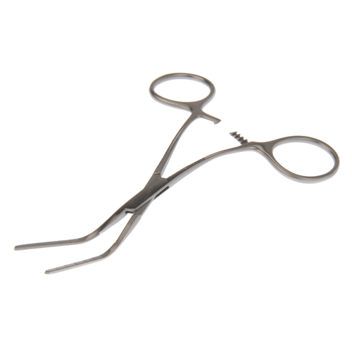 Dukal Aspen Castaneda Multi-Purpose Clamp – 50° Angle, 5 in, Reusable, Latex-Free, Cardiovascular & Thoracic