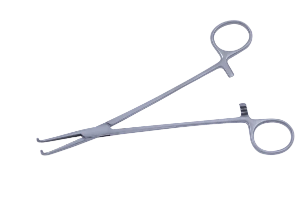 Dukal Aspen Clamp, Right Angle, Delicate – 7 in Length, Reusable, Latex-Free, Cardiovascular & Thoracic Use