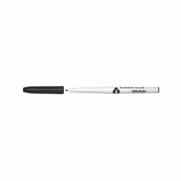 Dukal Aspen Utility Marker – Black Waterproof Ink, Taper Tip, Single-Use, Non-Sterile, Latex-Free